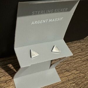 Sterling silver Triangle Earrings